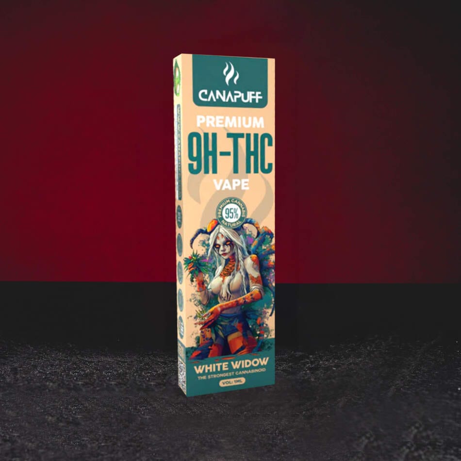 9H-TH Vape 95% 1ml White Widow – elegáns vape fenyő, citrus, földes és enyhén fűszeres tónusok kombinációjával