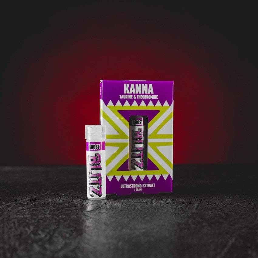 Kanna Blitz Boost 1g – euforikus kanna kivonat taurinnal és teobrominnal.