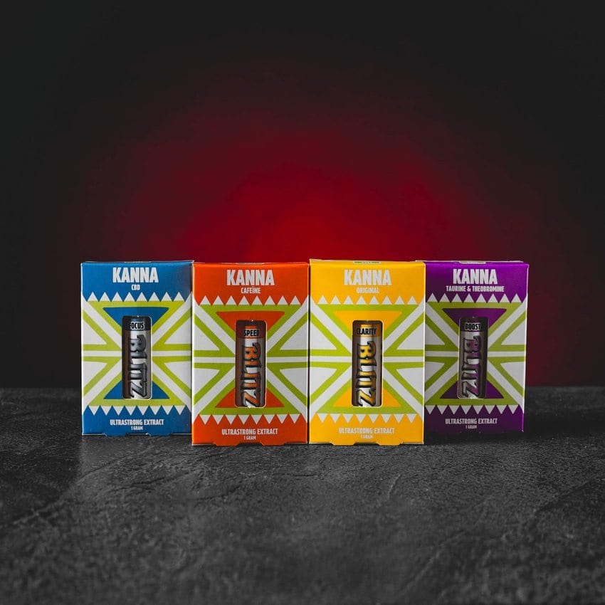 Kanna Blitz Kivonat 1g – négy változat: Focus, Speed, Boost és Clarity. Prémium kanna kivonat Hollandiából a hangulat, energia, koncentráció és mentális frissesség támogatására. Gyűjtői termék egyedi hatóanyag-kombinációkkal.