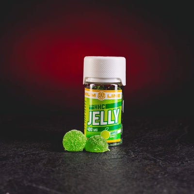 Kratom World 10 OH HHC zselé jelly eladás KratomWorld 400mg green apple