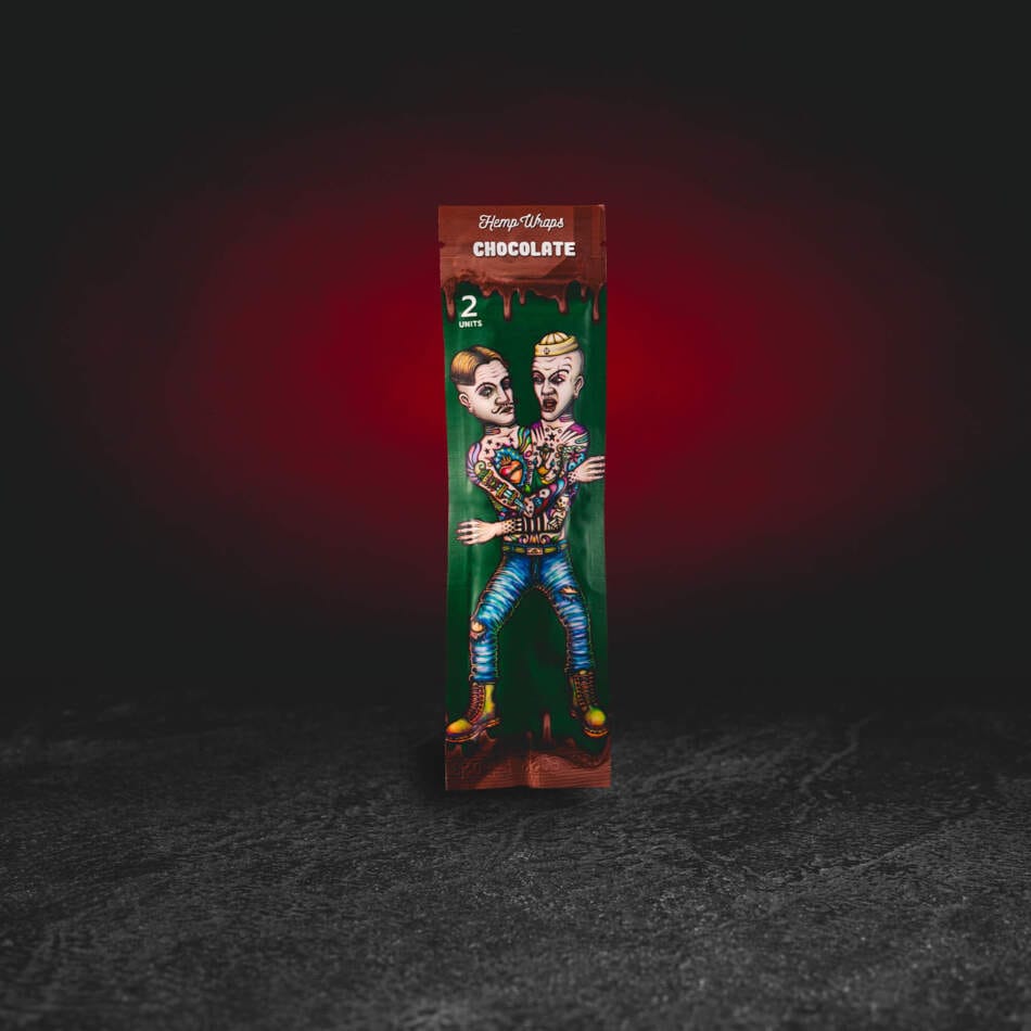 Lion Rolling Circus Hemp Wrap Chocolate 2 db – kender blunt wrap terpénekkel és csokoládés aromával