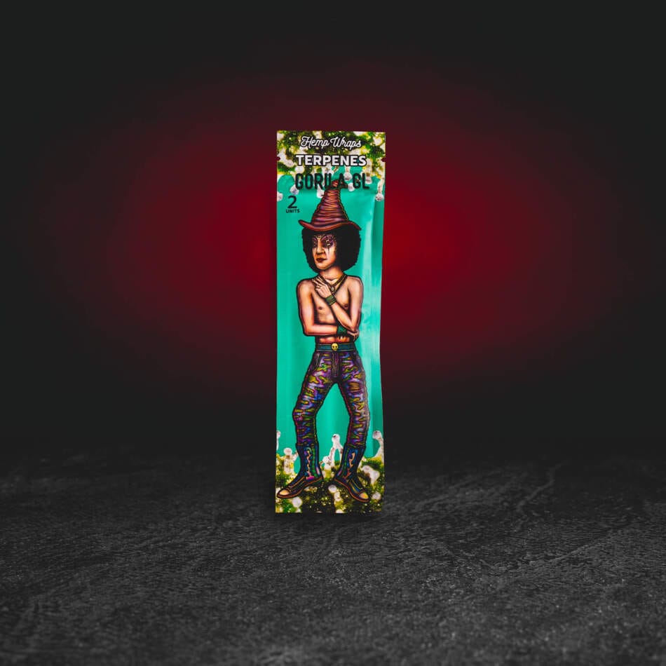 Lion Rolling Circus Hemp Wrap Gorilla Glue 2 db – kender blunt wrap terpénekkel és jellegzetes Gorilla Glue aromával