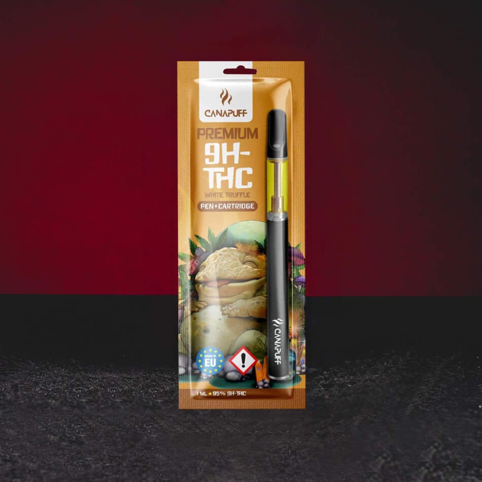 Vape Set 9H-TH 95% 1ml White Truffle – elegáns vape set diós, földes és enyhén citrusos tónusokkal krémes aromaprofilban